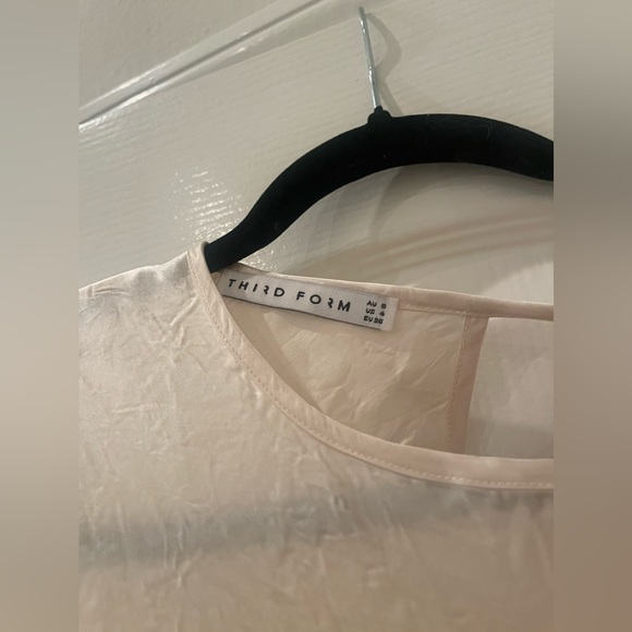 Third form crush tank midi dress in cream - Picture 3 of 3